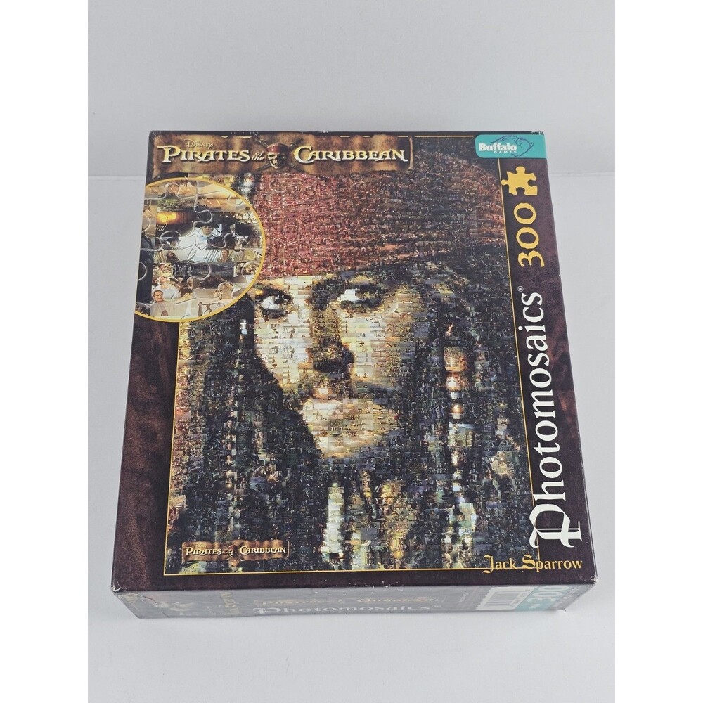 Pirates Of The Caribbean Jack Sparrow Buffalo Games 300 Puzzle (1 Piece Missing)